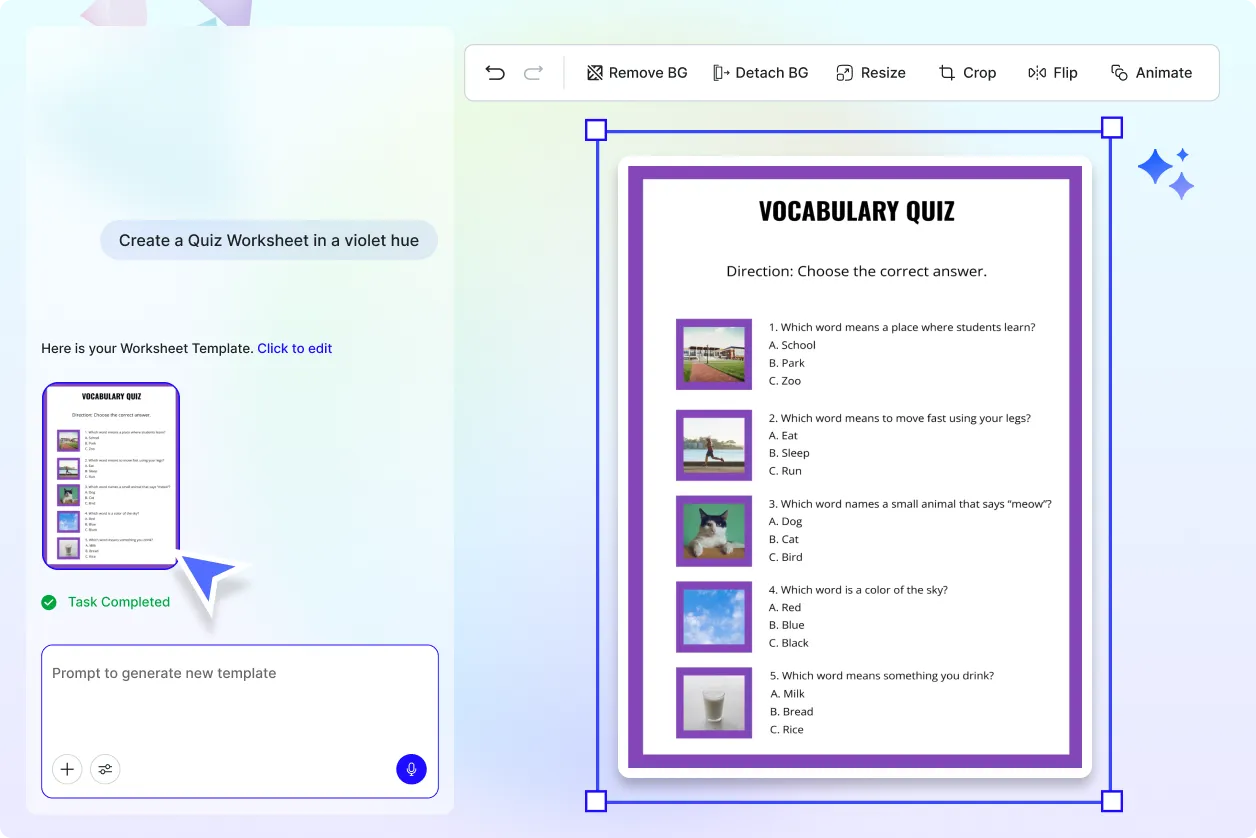 Free AI Worksheet Generator, Create Worksheet Images Online [ No Signup ]